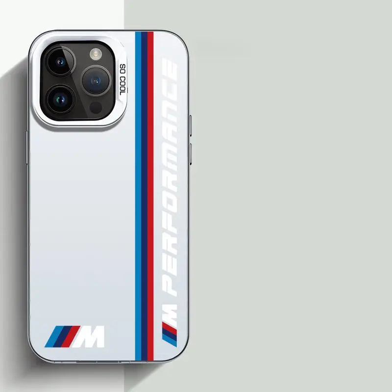 BMW luxury soft silicone iPhone 15, 16 Pro Max case