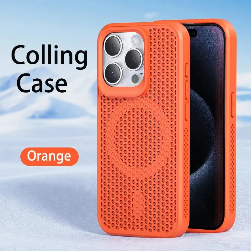 Cooling Magsafe Magnetic iPhone 13 Case - Front View - back view