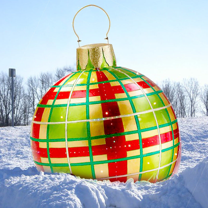 Outdoor PVC 60CM opblaasbare kerstbal