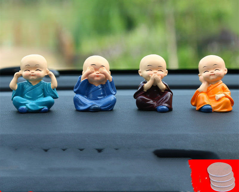 Little Monk's Car Interior Decorations And Cute Ornaments